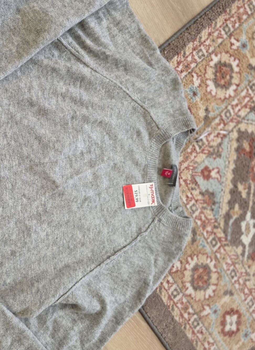 Vince Camuto Heather Gray Crewneck Sweater